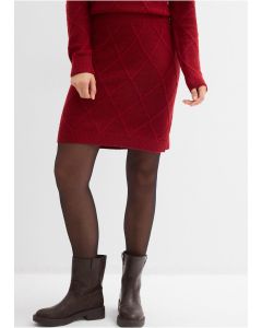 Palmikmustriga kootud seelik